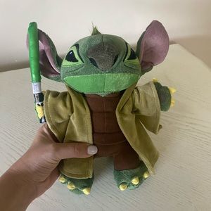 Disney Parks Star Wars Stitch as Yoda Plush 10 Inch